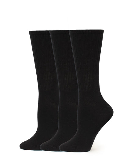 Women's Must Have Crew 3 Pair Pack - Black | Hue