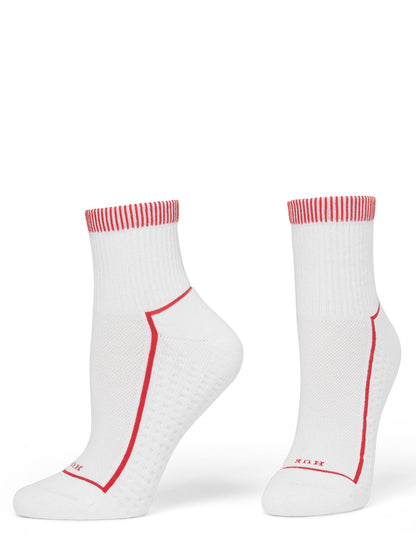 Air Cushion Mini Crew Top Socks 3 Pair Pack - Nautical | Hue