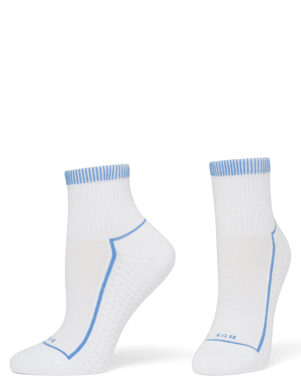 Air Cushion Mini Crew Top Socks 3 Pair Pack - Nautical | Hue