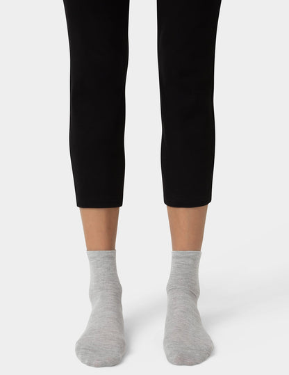 Sleek Sock 3 Pair Pack - Light Grey Heather | Hue