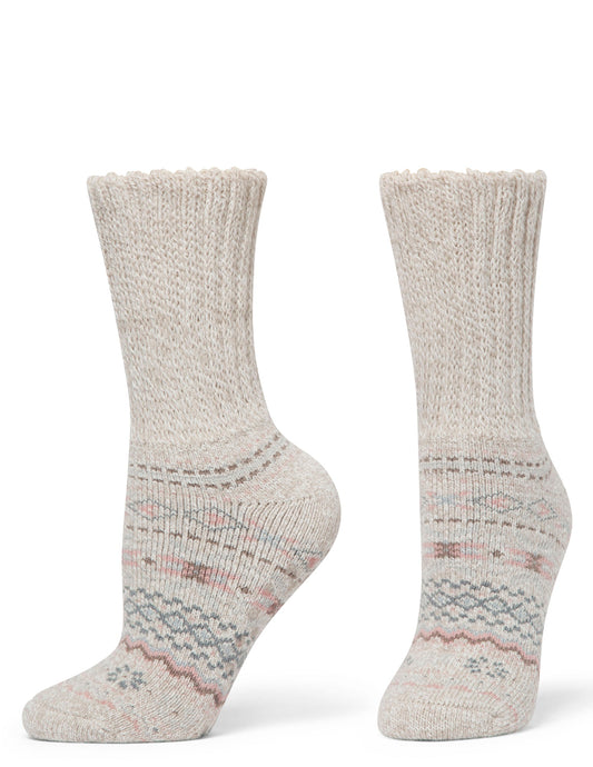 Gripper Slipper Sock - Oatmeal Heather | Hue